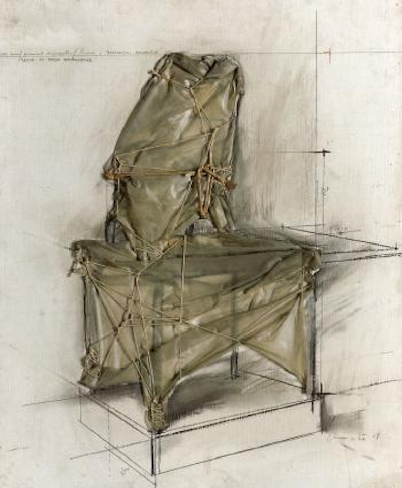 Projet pour monument empaquette by Christo