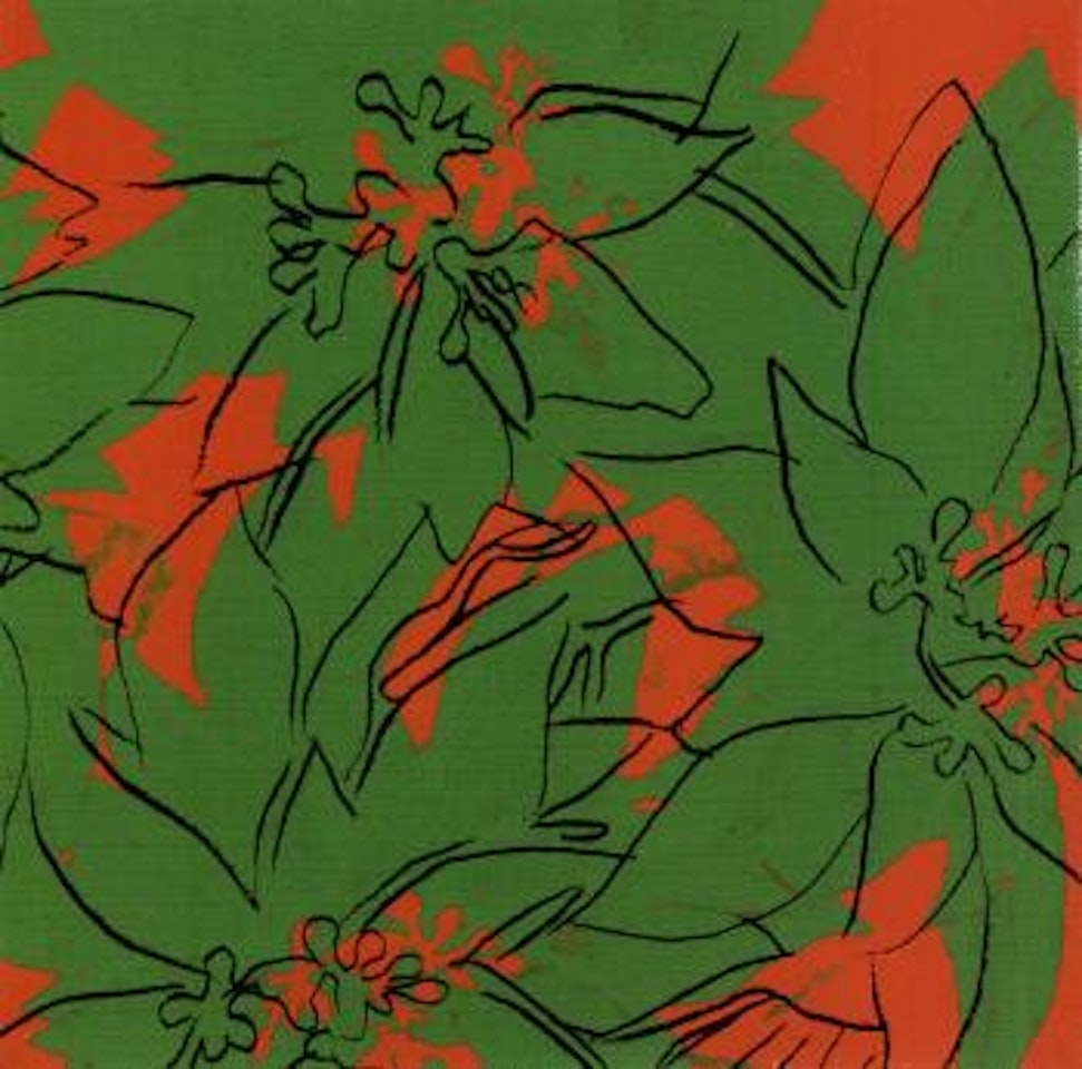 Poinsettia by Andy Warhol