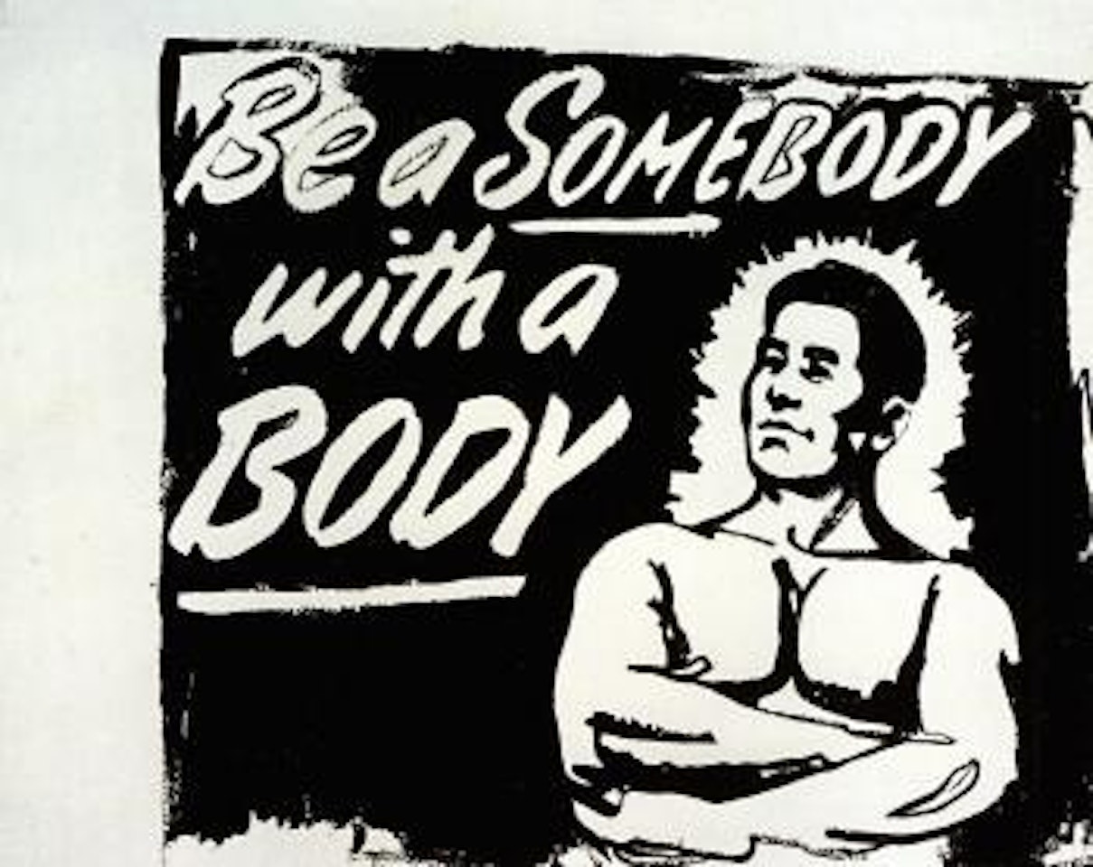 Be a somebody with a body by Andy Warhol