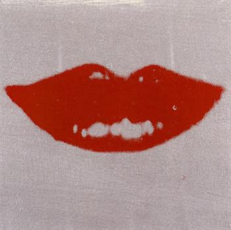 Red lips by Andy Warhol