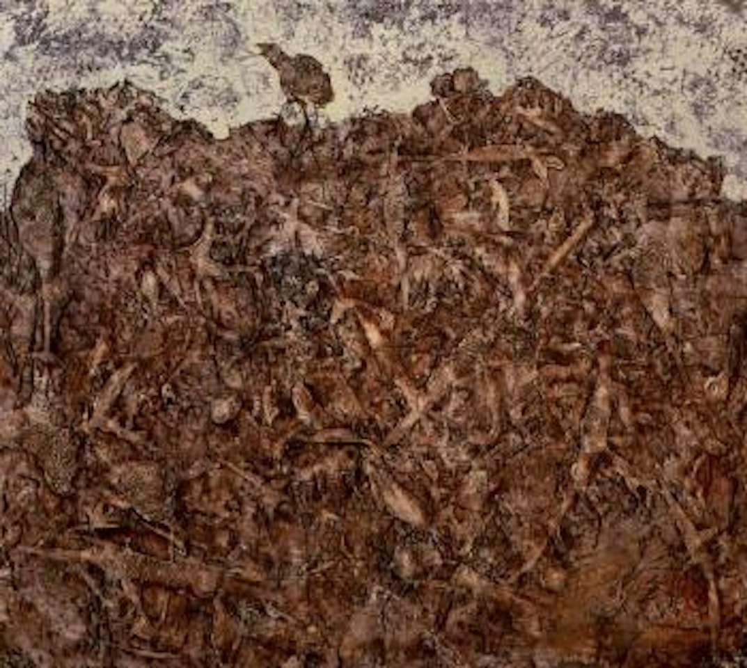 Paysage a la perdrix by Jean Dubuffet