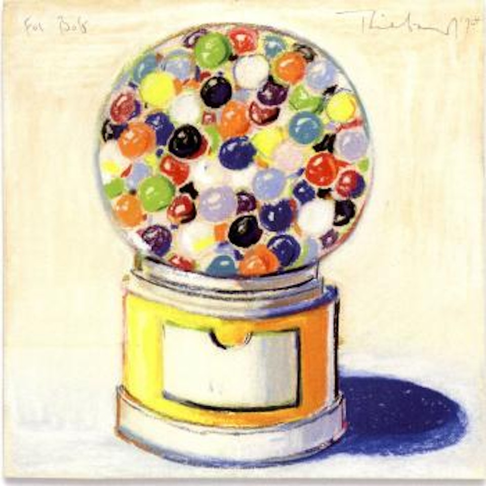 Gum ball machine by Wayne Thiebaud