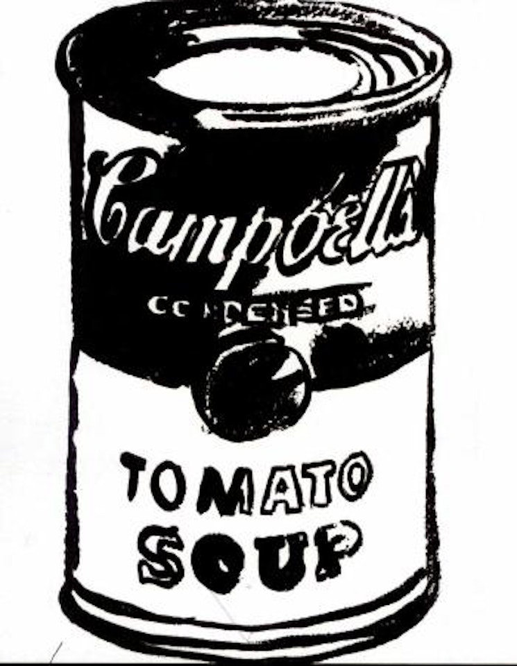 Campbell's tomato soup by Andy Warhol