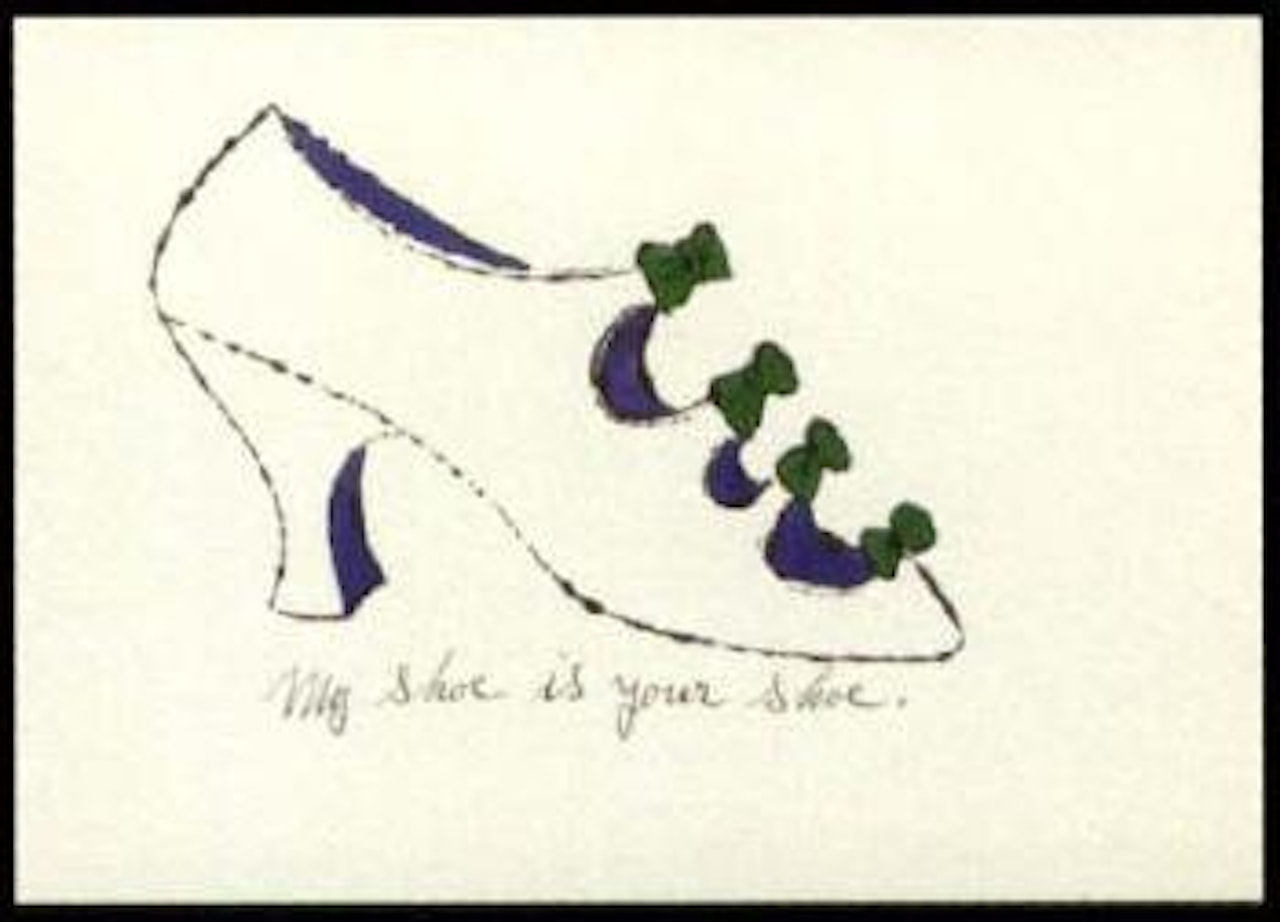 A la recherche du shoe perdu by Andy Warhol