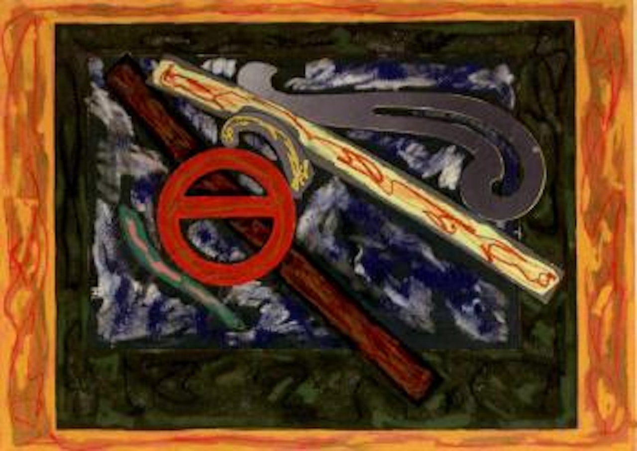 Jerdon's courser by Frank Stella