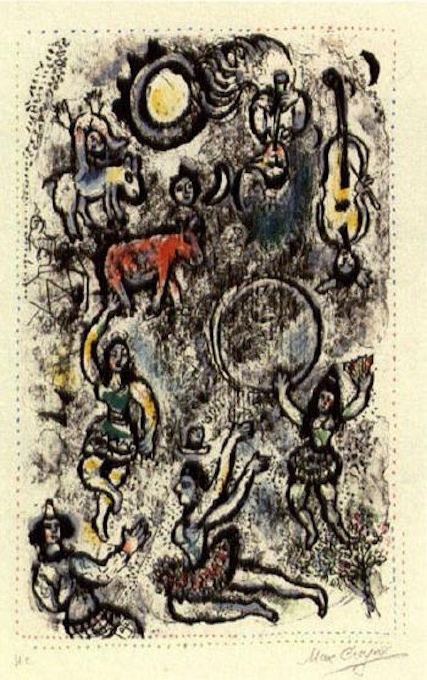 The tumblers by Marc Chagall