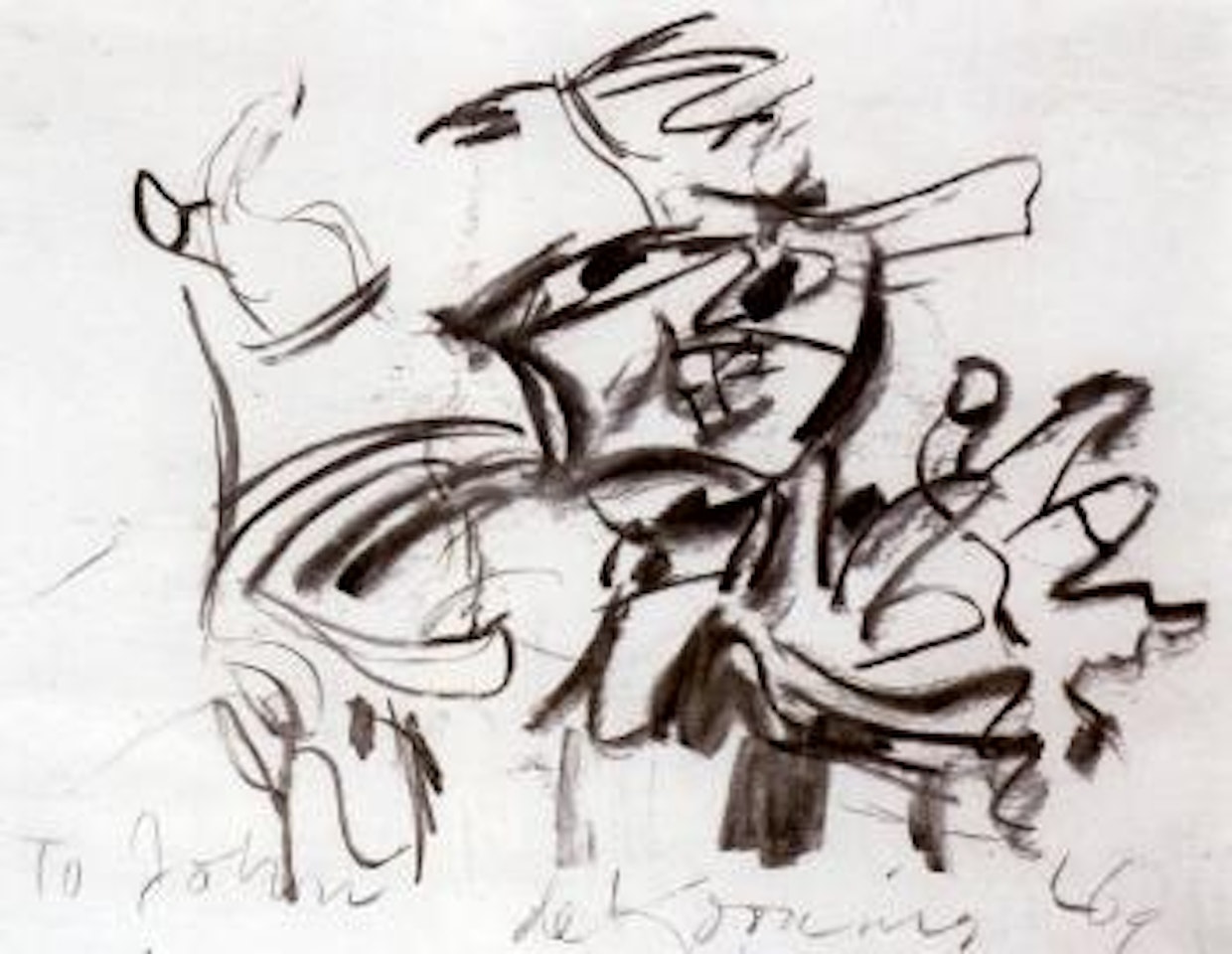 Abstract by Willem de Kooning
