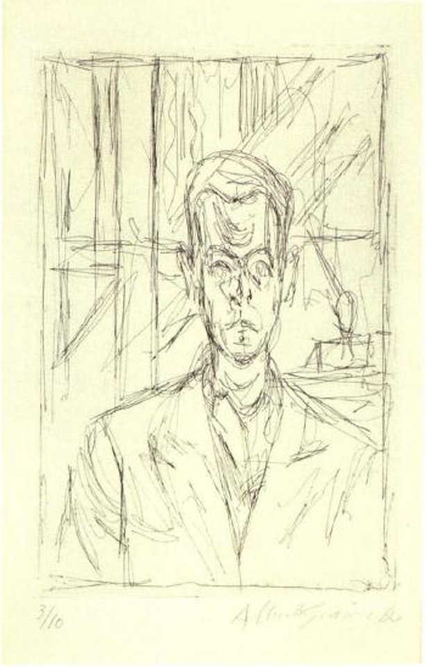 Portrait of Andre du Bouchet IV by Alberto Giacometti