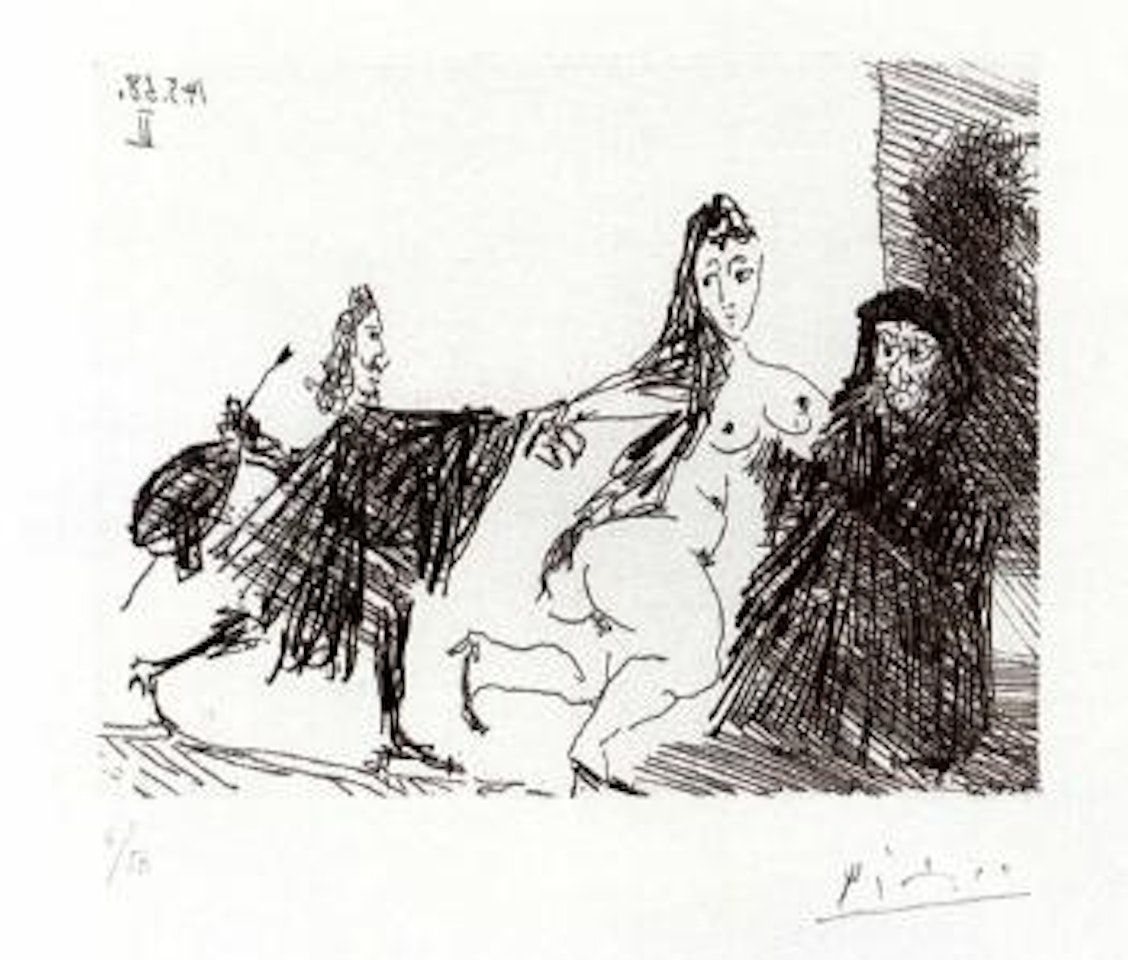 La Celestine en action, le pigeon by Pablo Picasso