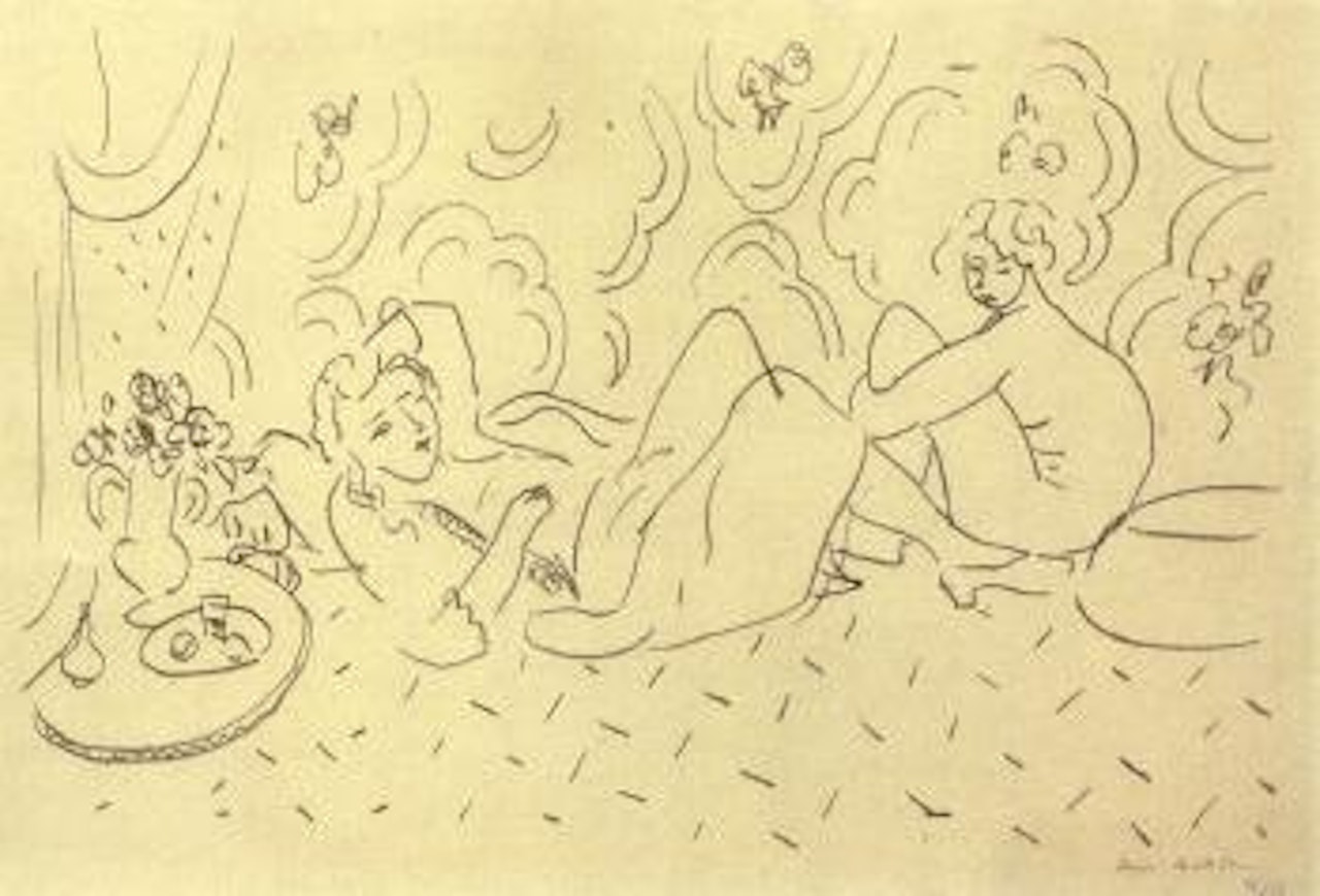 Les trois modeles by Henri Matisse