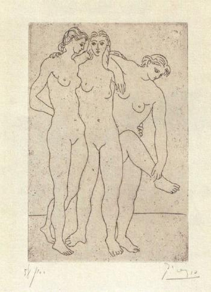 Les trois baigneuses by Pablo Picasso