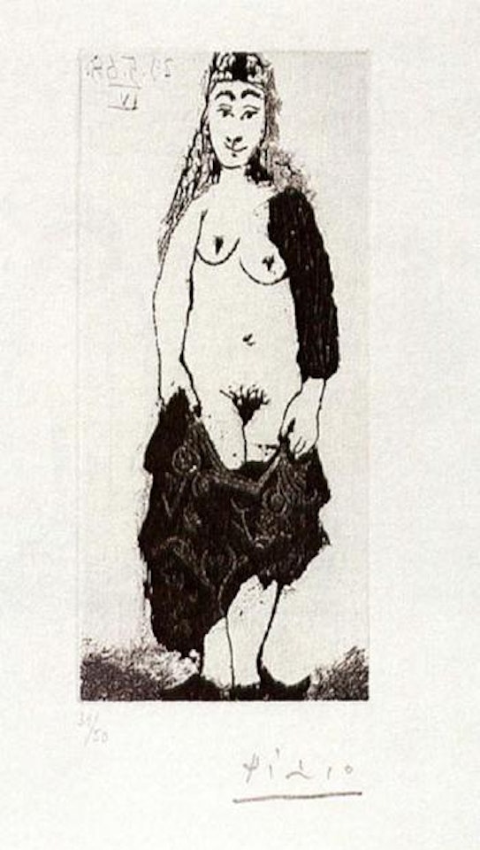 Maja a la robe dechiree by Pablo Picasso