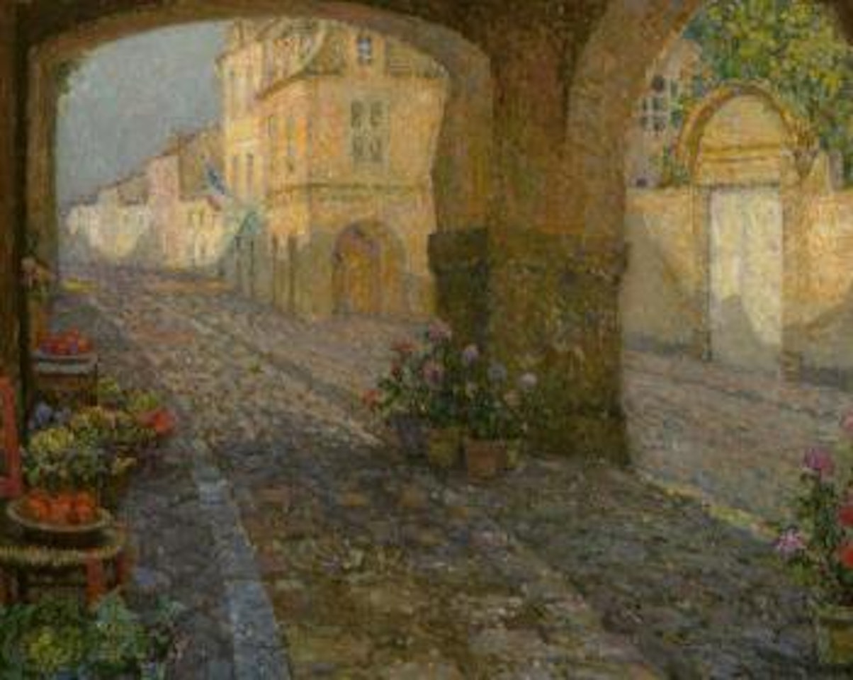 Boutique du vieux porche by Henri Le Sidaner