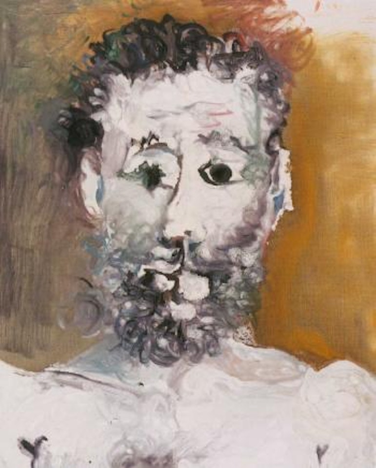 Buste d'homme barbu by Pablo Picasso