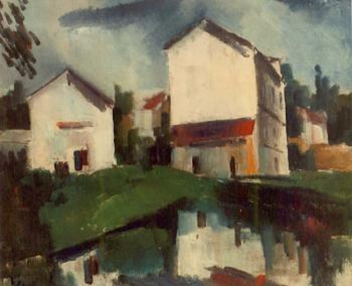 Maison au bord de la Marne by Maurice de Vlaminck