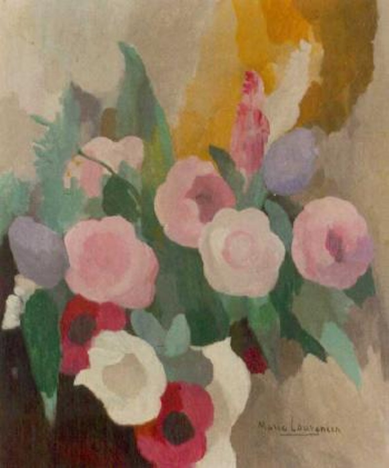 Bouquet de fleurs by Marie Laurencin