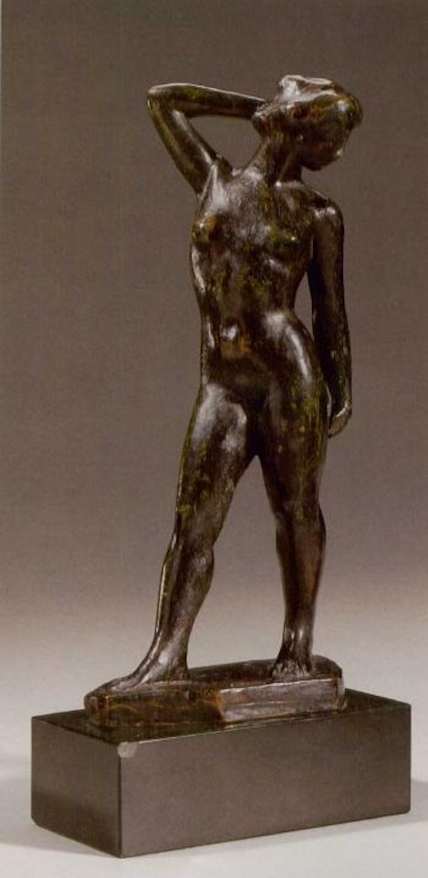 Baigneuse debout se coiffant by Aristide Maillol