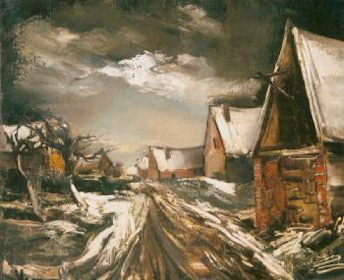 Rue de village en hiver by Maurice de Vlaminck