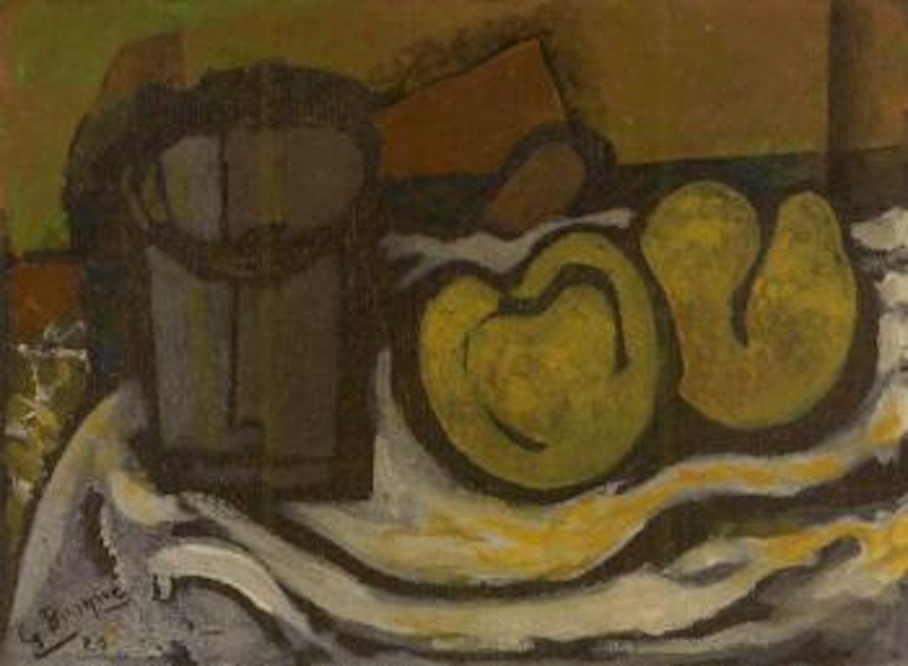 Verre et deux fruits by Georges Braque