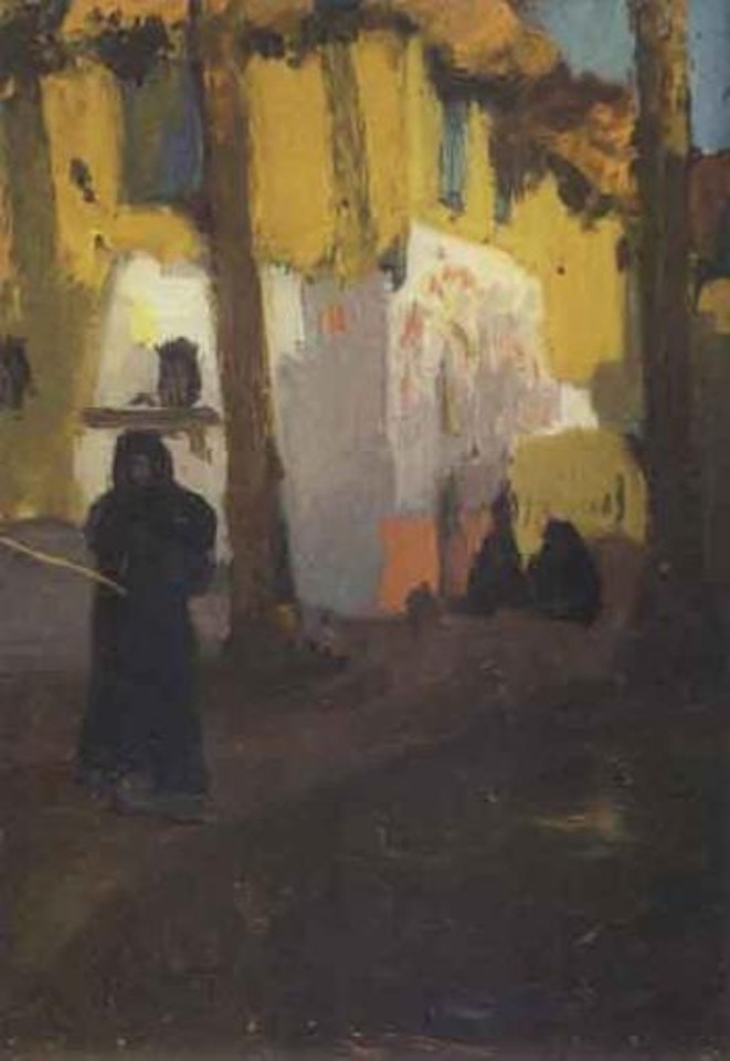 Femmes dans une rue by Jacques Majorelle