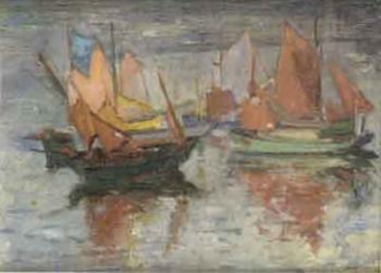 Bateaux en Bretagne by Jacques Majorelle