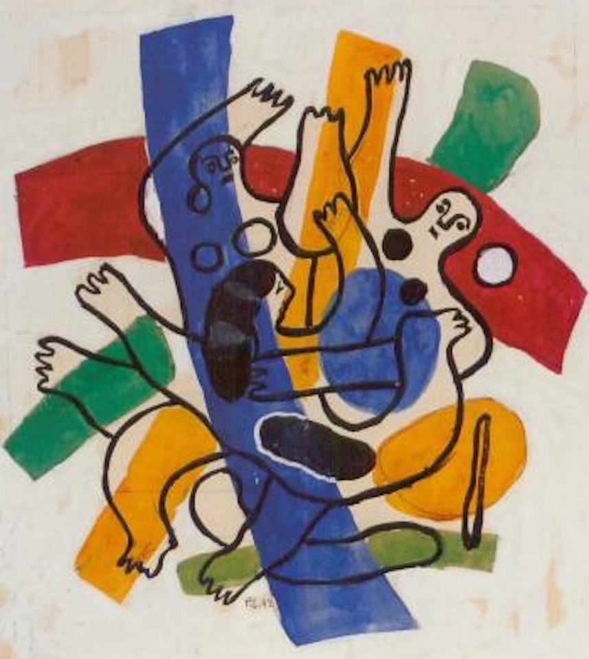 Plongeurs by Fernand Leger