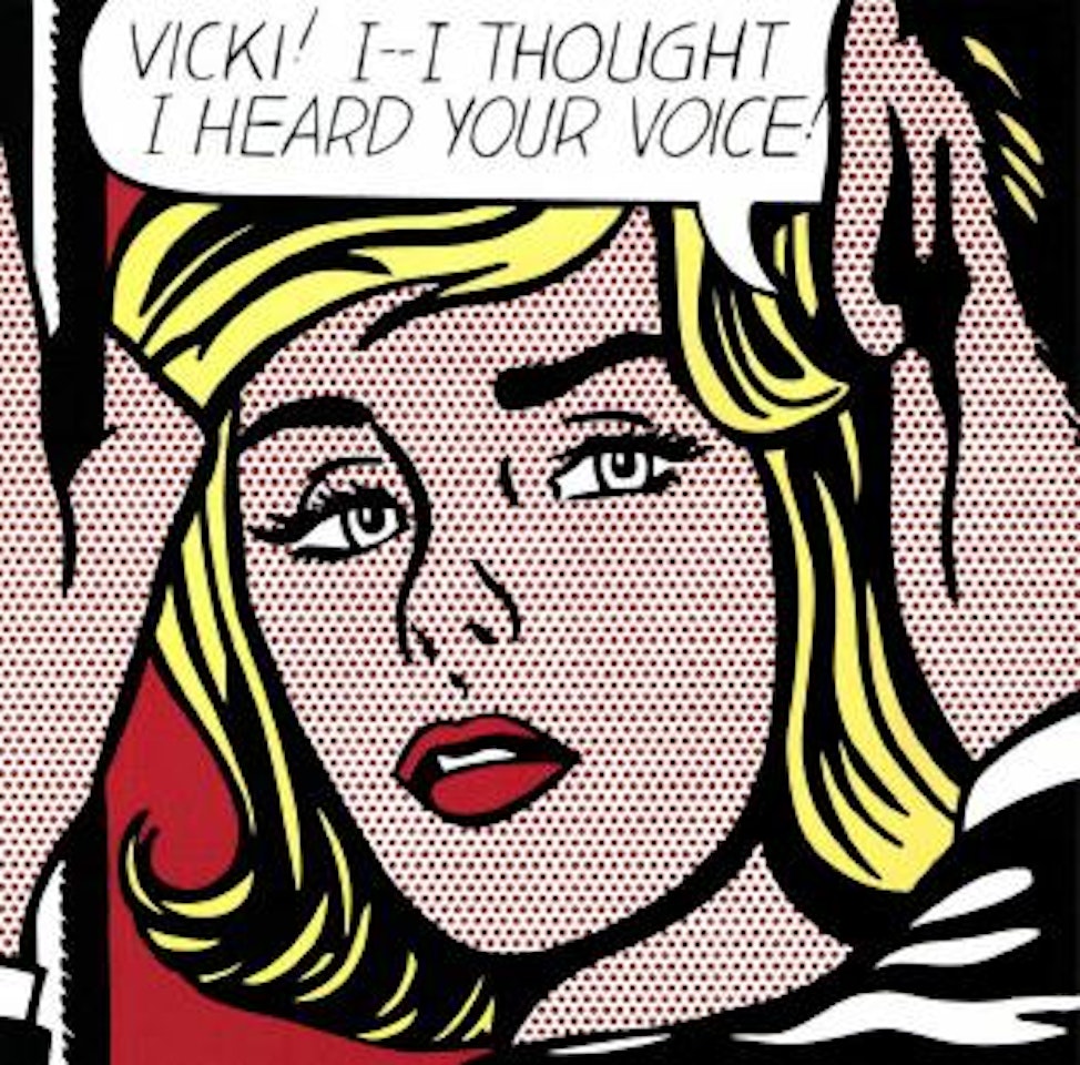 Vick, I-I thought I heard your voice by Roy Lichtenstein