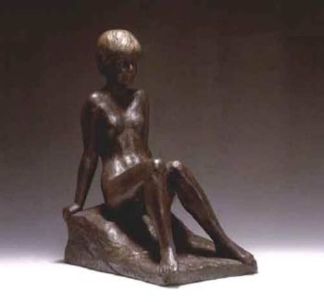 Seated girl by Arne Durban
