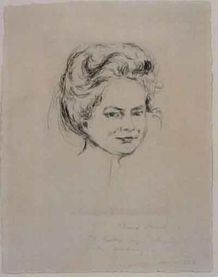 Portrait of Miss Harder by Edvard Munch
