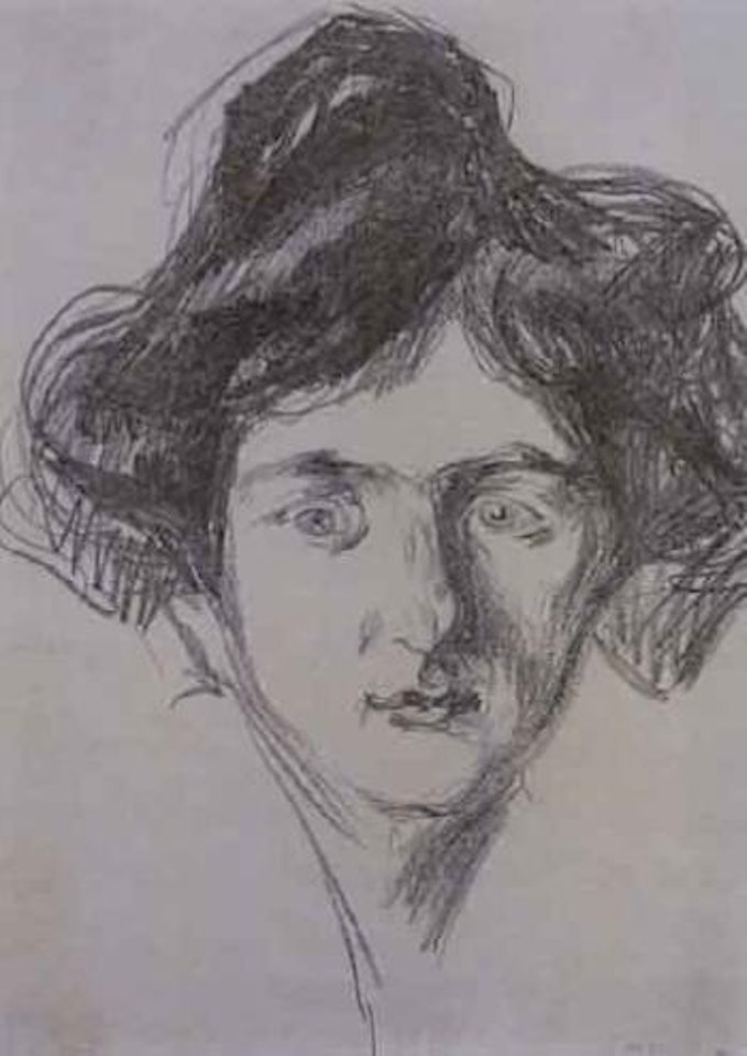 Model from Berlin by Edvard Munch