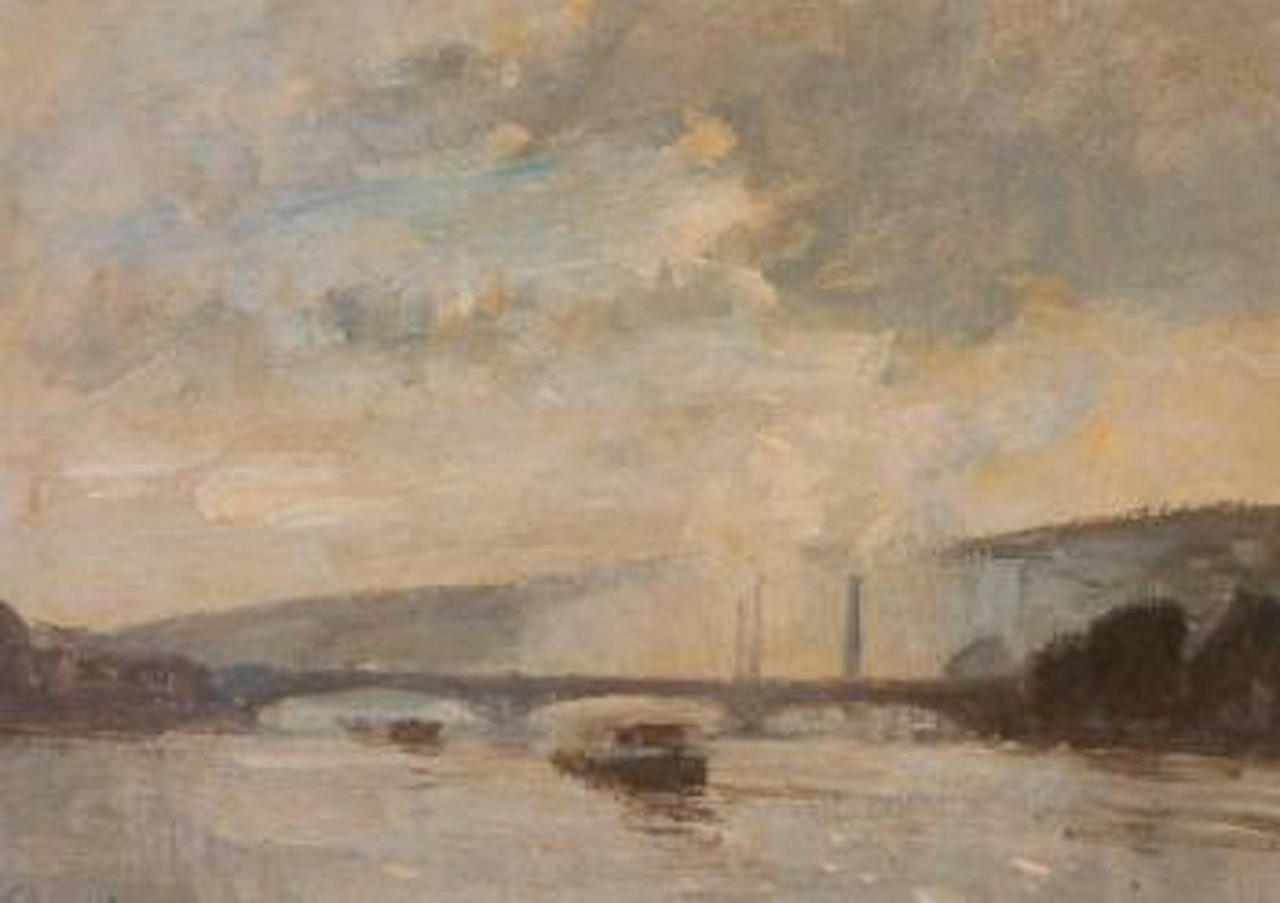 Seine at Nantes by Edward Seago