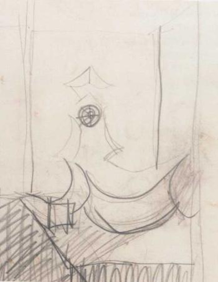 Study for Staring Tree Form. Study for Chimere by Graham Sutherland