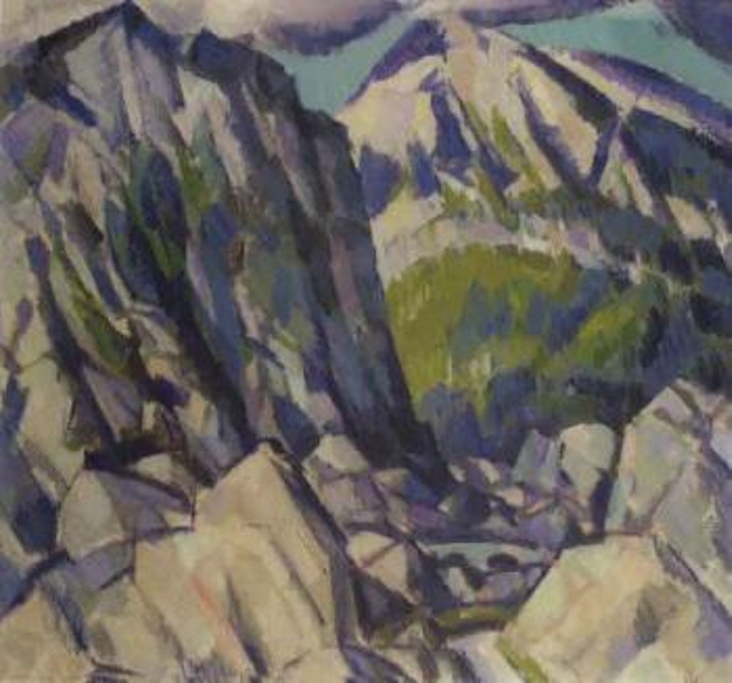 Rocky glen by John Duncan Fergusson