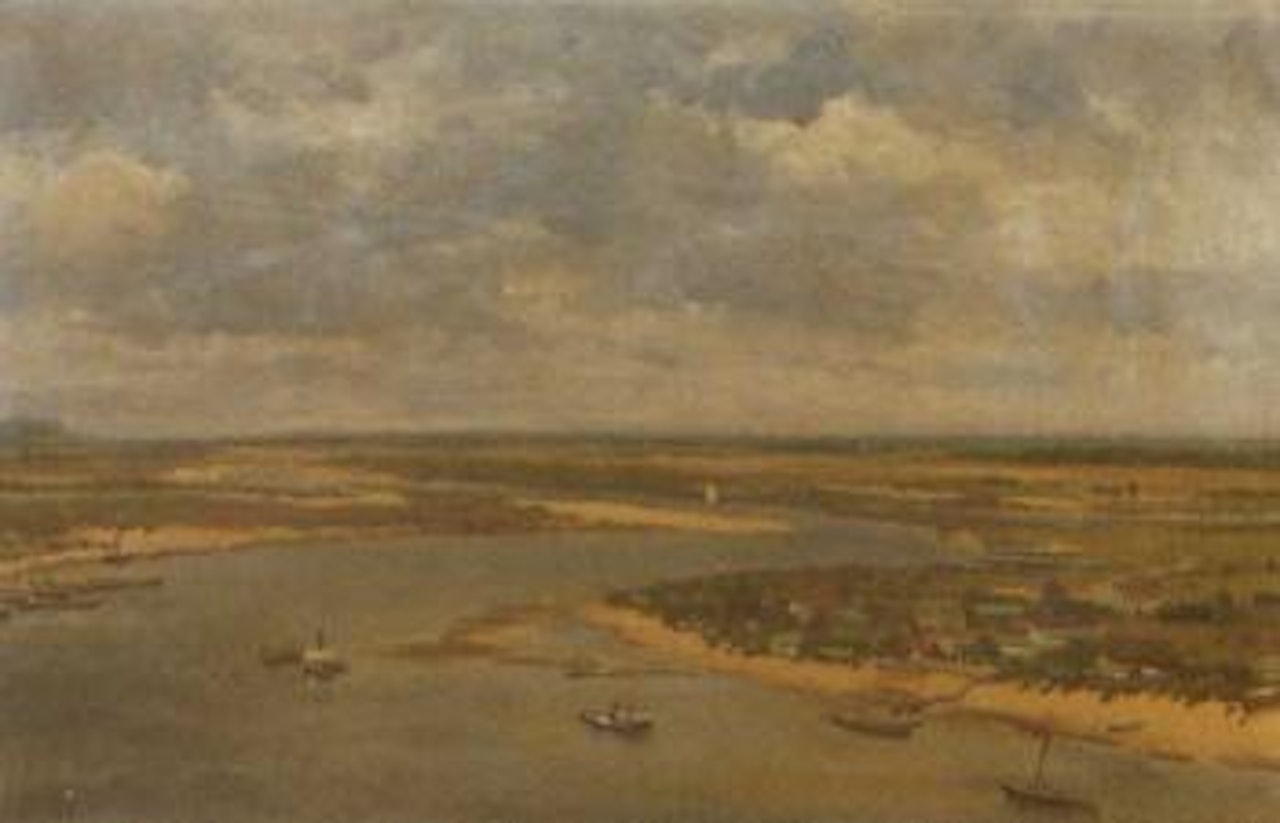 Vue du Dnieper, Kieff by Frans de Beul