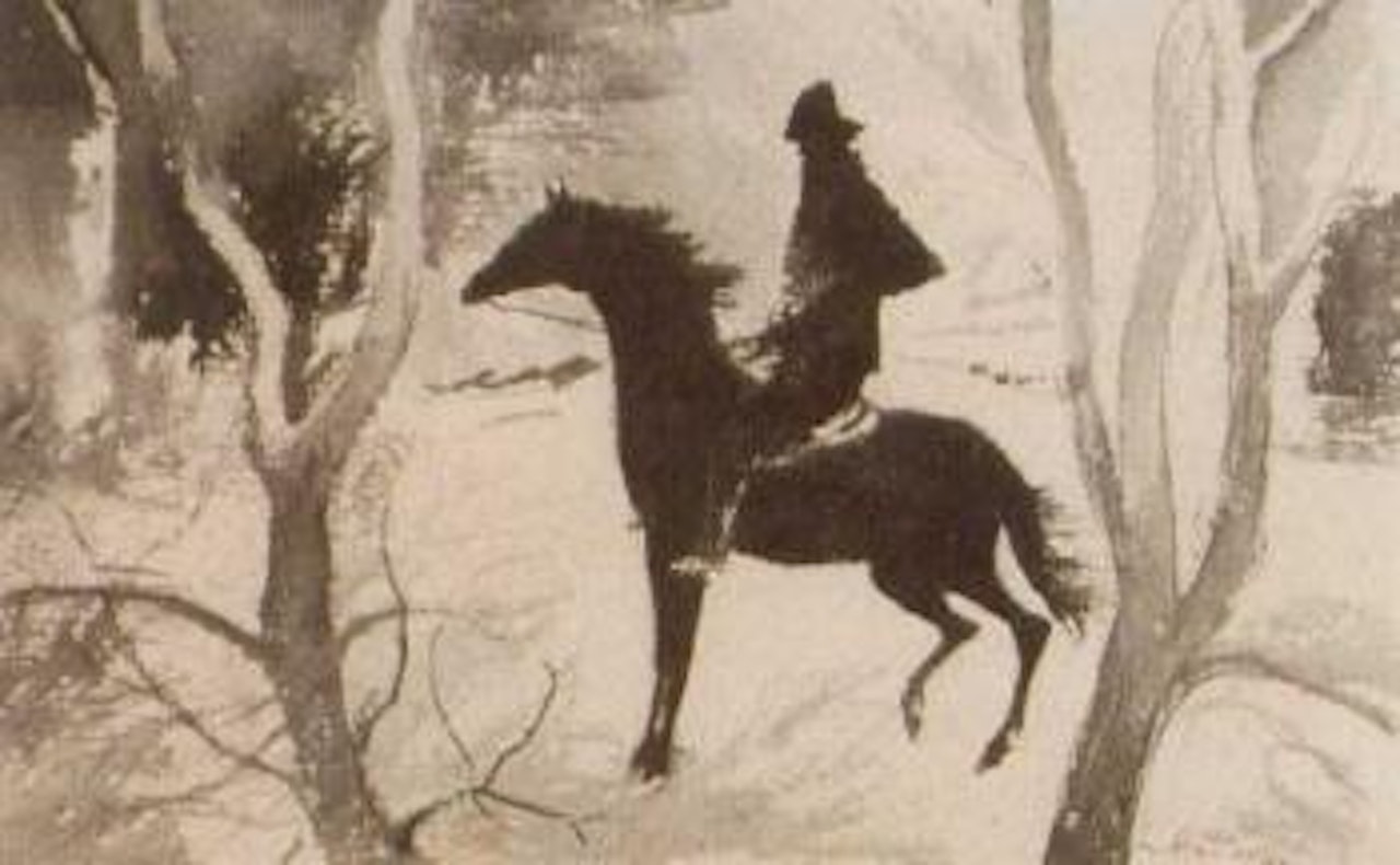 Le cavalier de Poe by Léon Spilliaert