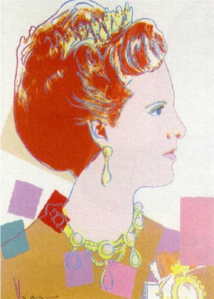 Queen Magrethe II by Andy Warhol