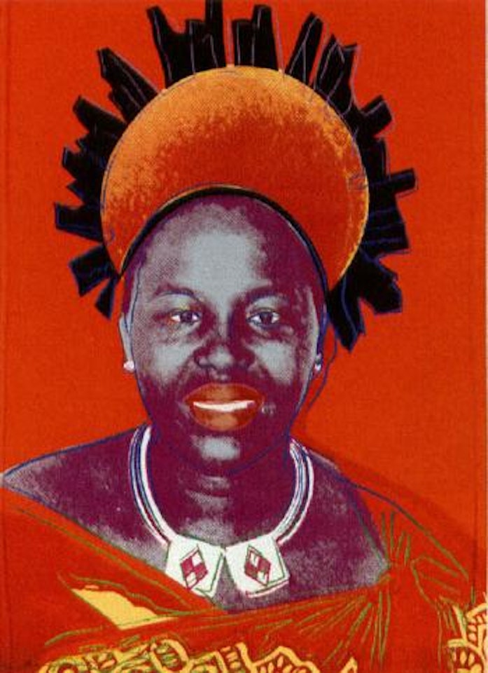 Queen Ntombi Twala by Andy Warhol