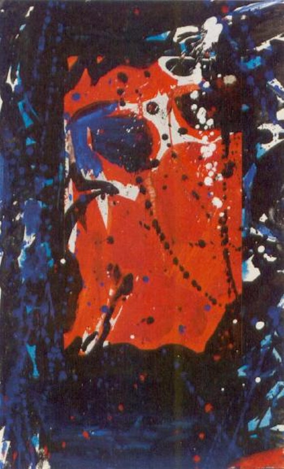 Collage by Sam Francis