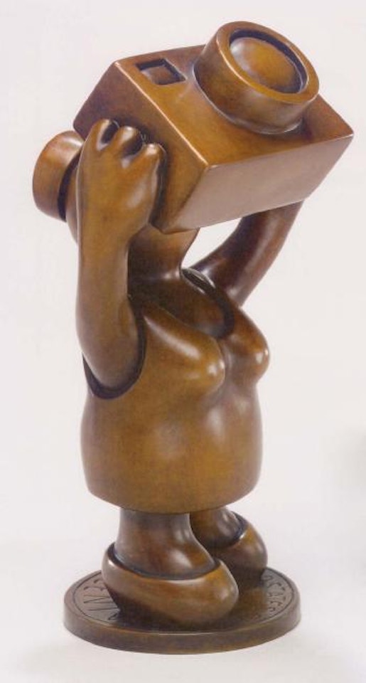 Female tourist by Tom Otterness
