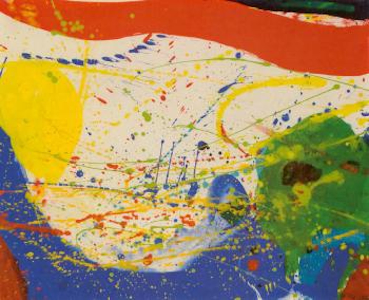 Untitled by Sam Francis