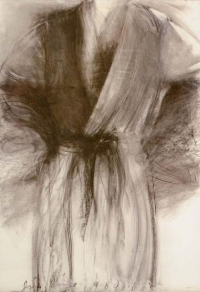 Visiting with charcoal II by Jim Dine