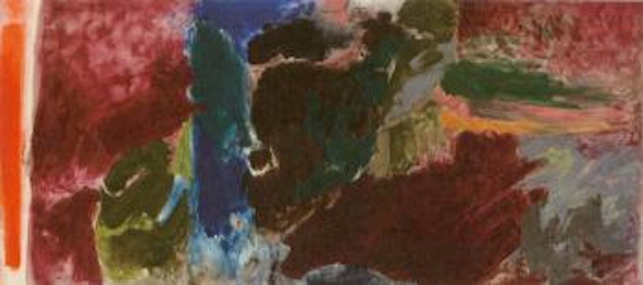 Resisting red by Friedel Dzubas