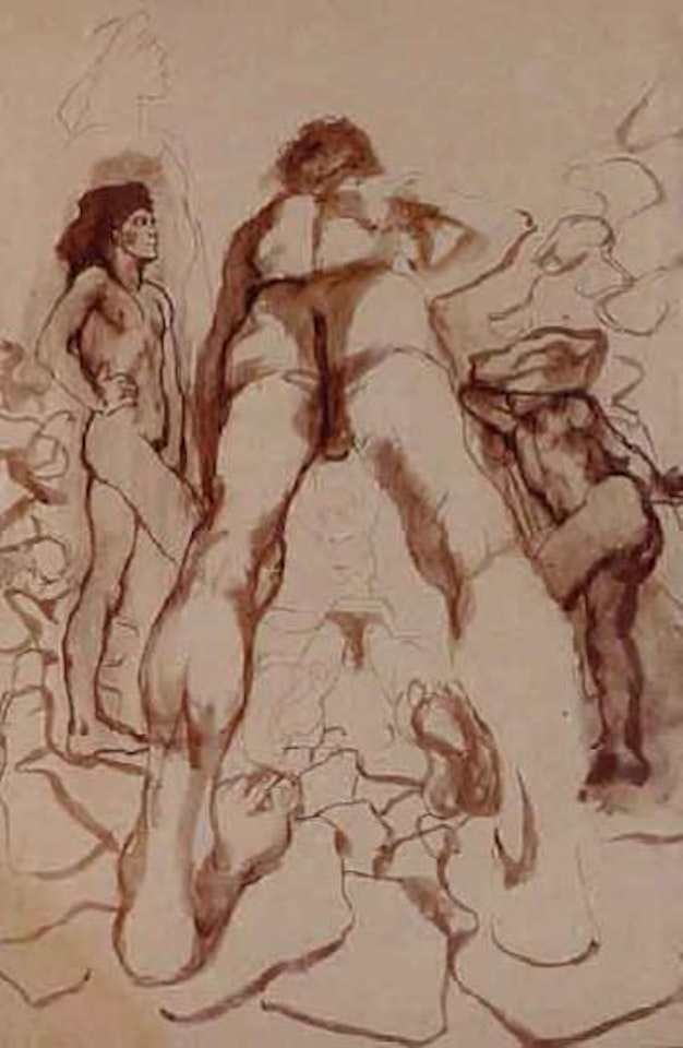 Study for bathes by Pavel Tchelitchew