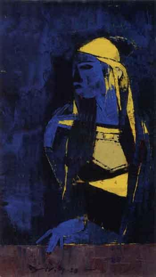 Kashmiri maiden by Gulam Rasool Santosh