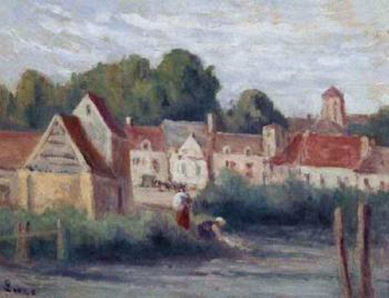 Bessy, le village au bord de l'eau by Maximilien Luce