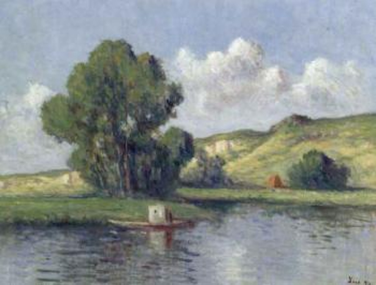 La Seine a Bonnieres by Maximilien Luce