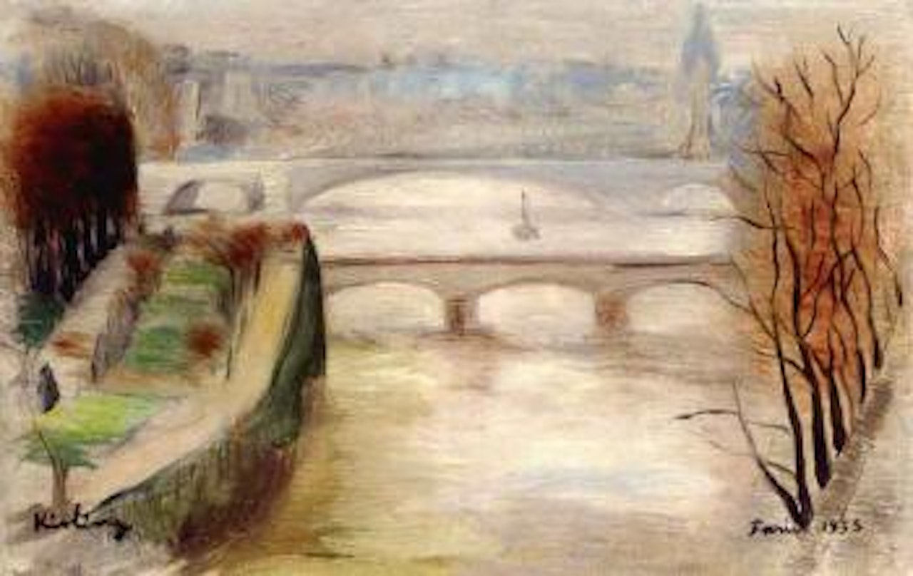 Paris, la Seine by Moïse Kisling