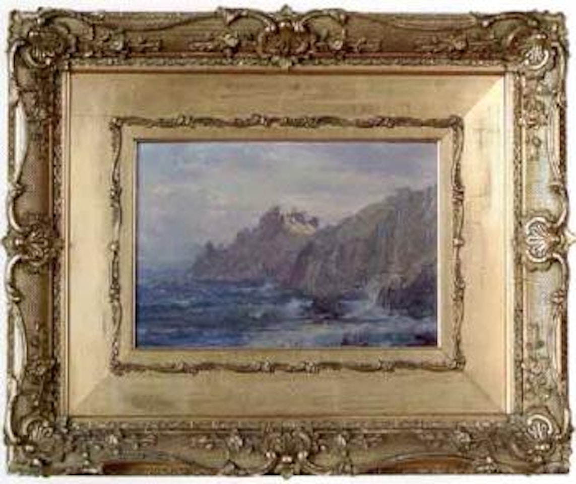 Cliffside coastline by William Trost Richards