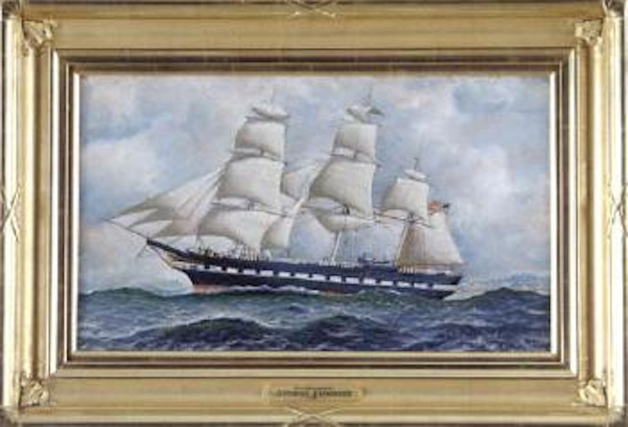 Ship portrait of the Southampton by Antonio Jacobsen
