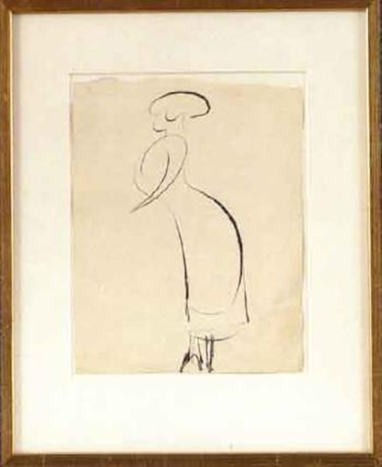 Woman in profile by Elie Nadelman